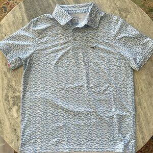Vineyard Vines Boys On The Go Sankaty Polo. Size Large